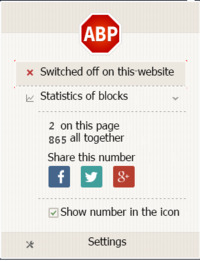 Isključite AdBlock Plus za moviemakeronline.com